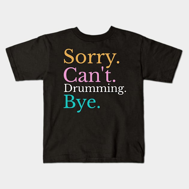 drumming Kids T-Shirt by Design stars 5